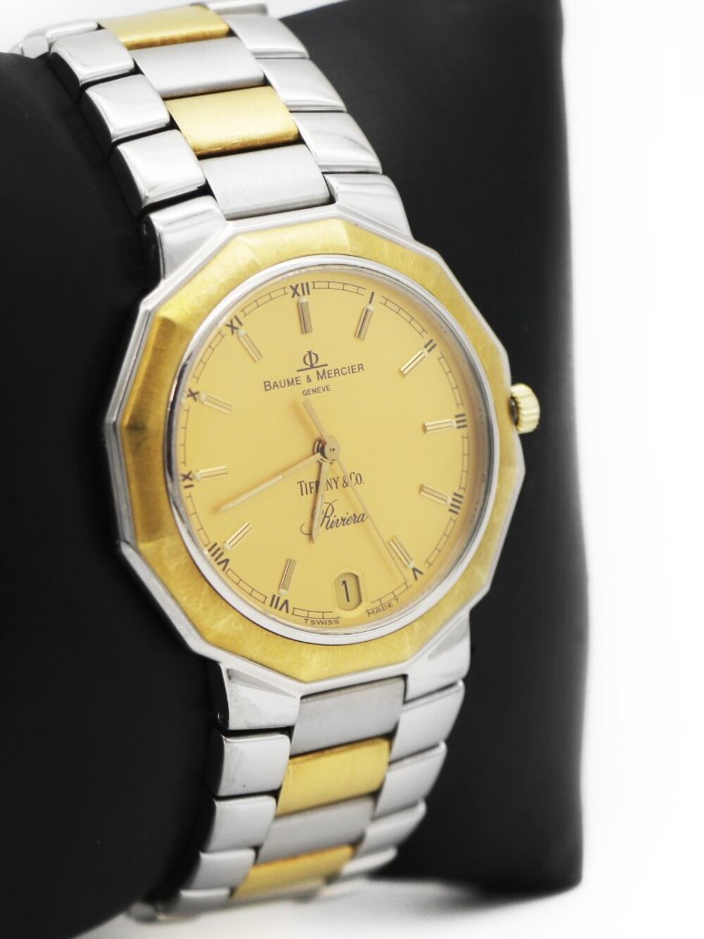 Baume and Mercier Vintage Tiffany & Co. Riviera Two-Tone Watch
